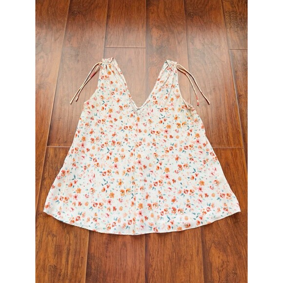 Amanda Uprichard 100%‎ Silk Tank Floral Romantic Soft Girly Feminine Flowy Sz XS - Picture 2 of 16